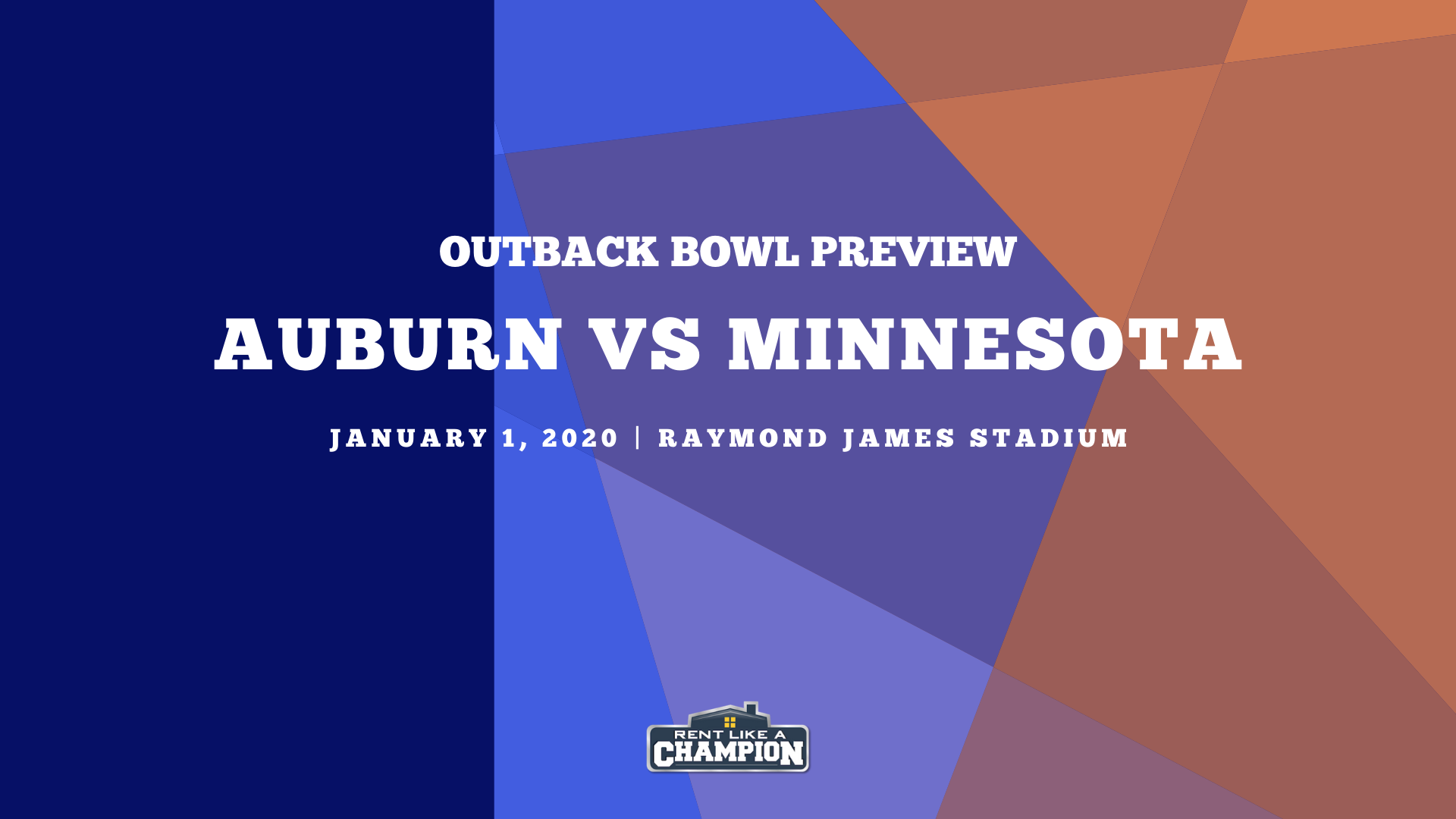 Outback Bowl Preview: Auburn and Minnesota get set for a New Year's clash